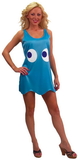 InCogneato ICN-60029-C Pac-Man "Inky" Blue Deluxe Costume Tank Dress  Adult/Teen Standard