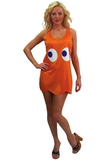 InCogneato ICN-60030-C Pac-Man "Blinky" Red Deluxe Costume Tank Dress  Adult/Teen Standard