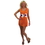 InCogneato ICN-60032-C Pac-Man &quot;Clyde&quot; Orange Deluxe Costume Tank Dress Adult/Teen Standard
