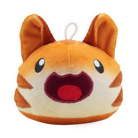 Imaginary People IMP-ASLM082MTY1-C Slime Rancher 4 Inch Tiger Tabby Slime Collector Plush
