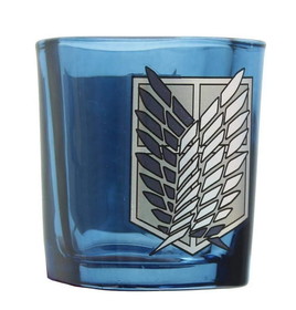 Just Funky Attack on Titan Chibi Survey Corps 1.5oz Green Square Shot Glass