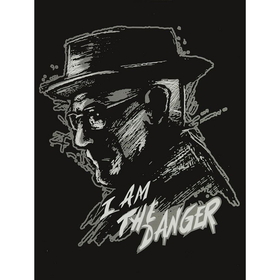 Just Funky JFL-BB-BL-4970-C Breaking Bad "I Am The Danger" 45"x60" Fleece Throw Blanket