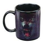 Just Funky JFL-CMG-WOLF-GRR-C Growling Wolf 11oz Coffee Mug