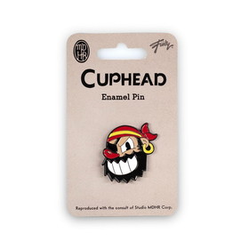 Just Funky Cuphead Pirate Boss Enamel Collector Pin