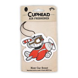 Just Funky JFL-CUPH-AIR-18441-C Cuphead Double-Sided Airplane Air Freshener (New Car Scent)