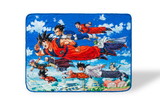 Dragon Ball Super Flying Heroes Large Fleece Throw Blanket, 60 x 45 Inches
