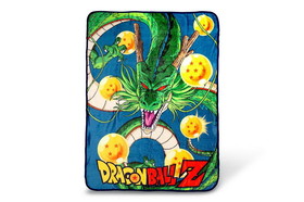 Just Funky Dragon Ball Z Shenron Throw Blanket Features 7 Dragon Balls 60 x 45 Inches