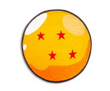 Just Funky JFL-DBZ-BL-24481-C Dragon Ball Z 4-Star Dragon Ball Round Fleece Throw Blanket | 60 Inches