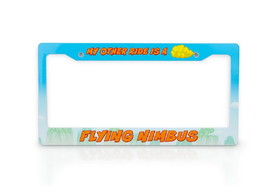 Dragon Ball Z License Plate Frame, My Other Ride Is A Flying Nimbus Cloud