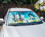 Just Funky JFL-DBZ-SUN-24157-C Dragon Ball Z Goku & Vegeta Sunshade for Car Windshield | 57 x 28 Inches