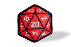 Just Funky JFL-DND-BL-19664-C Dungeons And Dragons D20 Fleece Throw Blanket, 20-Sided Dice, 52 X 48 Inches