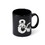 Just Funky JFL-DND-CMG-18974-C Dungeons & Dragons Black Ceramic Ampersand Logo Mug - 16-Ounces