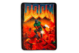 Just Funky JFL-DOOM-BL-30159-C Doom Classic 45 X 60 Inch Fleece Throw Blanket