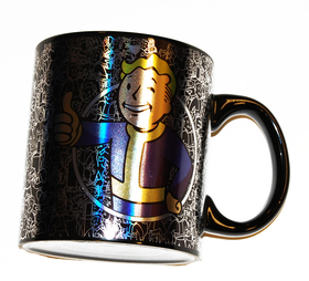 Just Funky Fallout Vault Boy Thumbs Up Foil 20 oz Coffee Mug