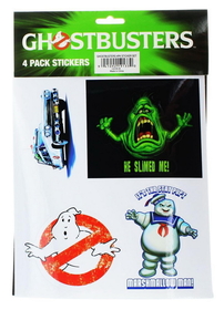 Just Funky JFL-GBST-2386-C Ghostbusters Sticker 4-Pack