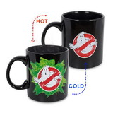Ghostbusters Logo Ectoplasm Heat-Changing Ceramic Coffee Mug, Holds 20 Ounces