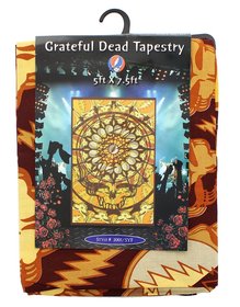 Just Funky JFL-GDTAP4984-C Grateful Dead Steal Your Face Skulls 60"x90" Tapestry