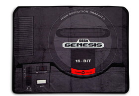 Just Funky JFL-GENES-BL-22830-C Sega Genesis 45 X 60 Inch Fleece Throw Blanket