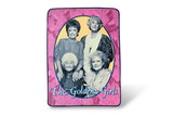Just Funky Golden Girls Portrait Throw Blanket Features A Smiling Cast 60 x 45 Inches