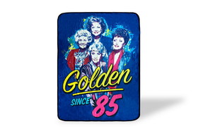 The Golden Girls Golden Since 85 Large Fleece Throw Blanket, 60 x 45 Inches