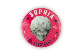 Just Funky JFL-GG-BTN-29340-C The Golden Girls Sophia Presidential Campaign Button Pin | Measures 3 Inches