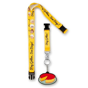 Just Funky Golden Girls "Stay Golden, San Diego - " Lanyard w/ Charm Exclusive