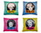 Just Funky JFL-GG-PLW4-31082-C The Golden Girls 14-Inch Character Throw Pillows | Set of 4