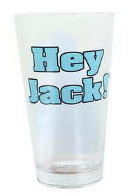 Just Funky Duck Commander Si Hey Jack 16oz Clear Pint Glass