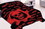 Just Funky Gears of War Crimson Omen Guns 50"x60" Fleece Throw Blanket