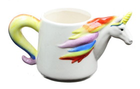 Unicorn Molded Ceramic Coffee Mug