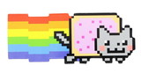 Just Funky JFL-MAG-NYANNYAN-C Nyan Cat Magnet