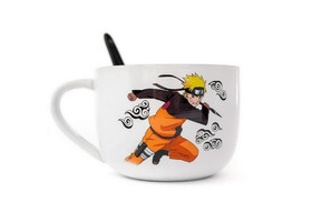 Naruto 20oz Ceramic Soup Mug with Spoon