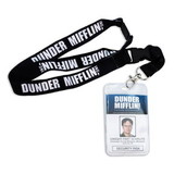 Just Funky JFL-OFF-LYD-25208-C The Office Dunder Mifflin 22-Inch Lanyard With Dwight Schrute ID Card