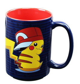 Just Funky JFL-PKM-CMG-8557-C Pokemon Pikachu Trainer 16oz Coffee Mug
