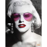 Just Funky Marilyn Monroe Sunglasses Led Canvas Wall Art