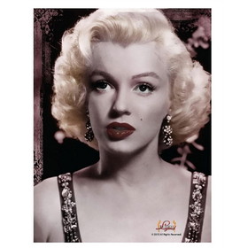 Marilyn Monroe Portrait Lightweight Fleece Throw Blanket, 45 x 60 Inches