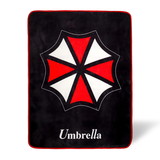 Just Funky JFL-RESI-BL-31455-C Resident Evil Umbrella Fleece Throw Blanket | 45 x 60 Inches