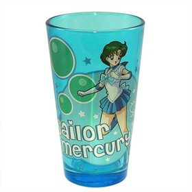Sailor Moon Sailor Mercury 16oz Blue Pint Glass