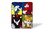 Just Funky JFL-SH-BL-29912-C Sonic The Hedgehog Warhol Fleece Throw Blanket, 45 X 60 Inch Cozy Blanket