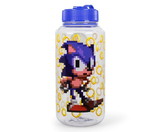 Just Funky JFL-SH-H20-30798-C Sonic The Hedgehog Gold Rings Plastic Water Bottle, Holds 32 Ounces
