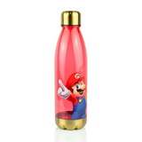 Just Funky Super Mario 20oz Red Plastic Water Bottle