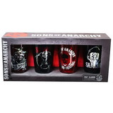Sons of Anarchy Foil Print Pint Glasses, Set of 4