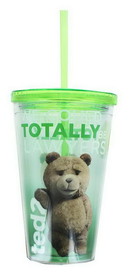 Just Funky Ted 2 "Lawyers" 18oz Carnival Cup w/ Lid and Straw