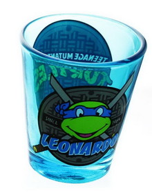 Just Funky Teenage Mutant Ninja Turtles Blue Leonardo Shot Glass
