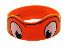 Just Funky Teenage Mutant Ninja Turtles Michelangelo Orange Rubber Wristband
