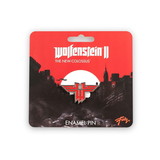 Just Funky JFL-WOLF-BTN-18477-C Wolfenstein: The New Colossus Logo Enamel Collector Pin