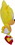 Jakks Pacific JKP-401624SSO-C Sonic The Hedgehog 7 Inch Character Plush, Super Sonic