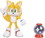 Jakks Pacific JKP-403854-C Sonic The Hedgehog 4 Inch Action Figure, Tails W/ Invincible Item Box