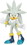 Jakks Pacific JKP-40689I-C Sonic the Hedgehog 2.5 Inch Figure | Modern Silver