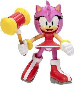 Jakks Pacific JKP-40902I-C Sonic the Hedgehog 4 Inch Figure | Modern Amy with Hammer